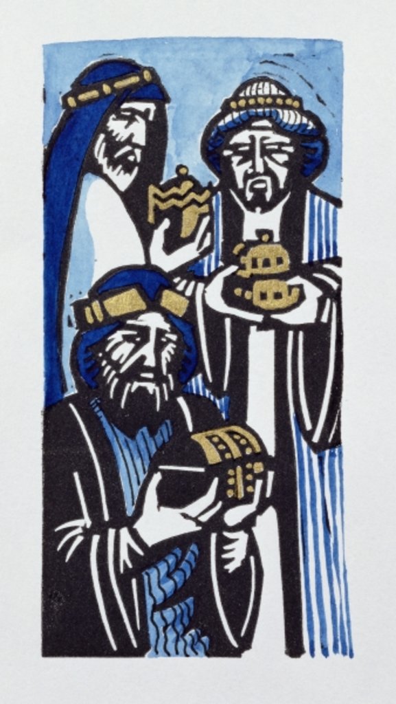 Detail of Three Kings, 1998 by Karen Carter