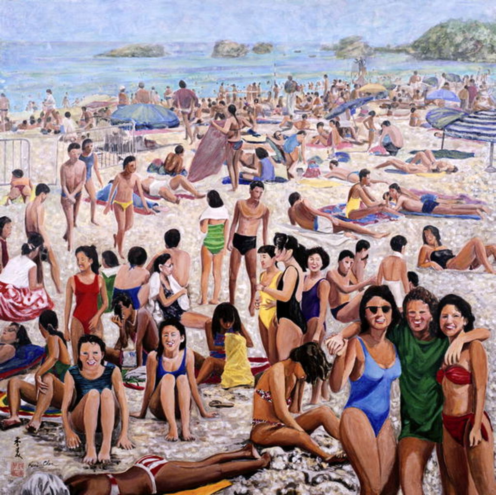 Detail of Sun Bathing, 1987 by Komi Chen