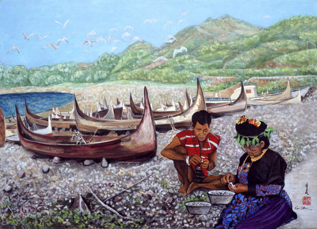 Detail of For Living, 1984 by Komi Chen