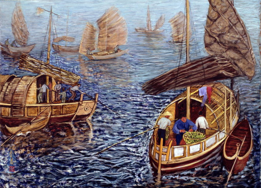 Detail of Junks, 1992 by Komi Chen