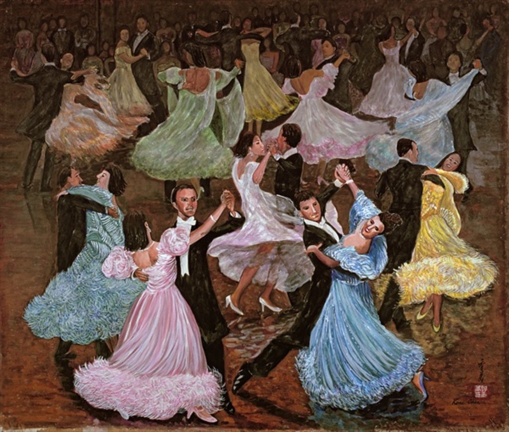 Detail of Ballroom Dancing, 1993 by Komi Chen