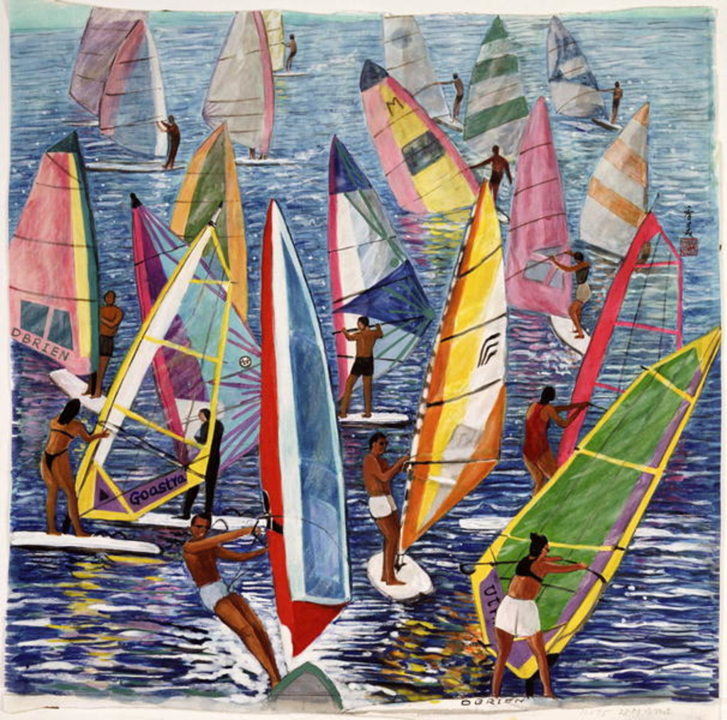 Detail of Smooth Sailing, 1992 by Komi Chen