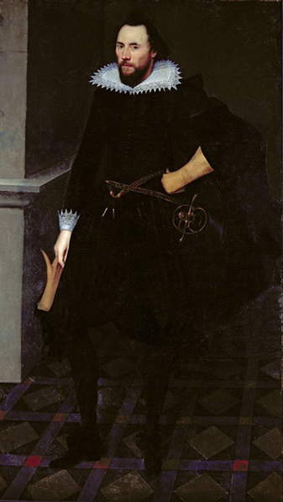 Detail of Henry Huddleston, c.1610-15 by English School