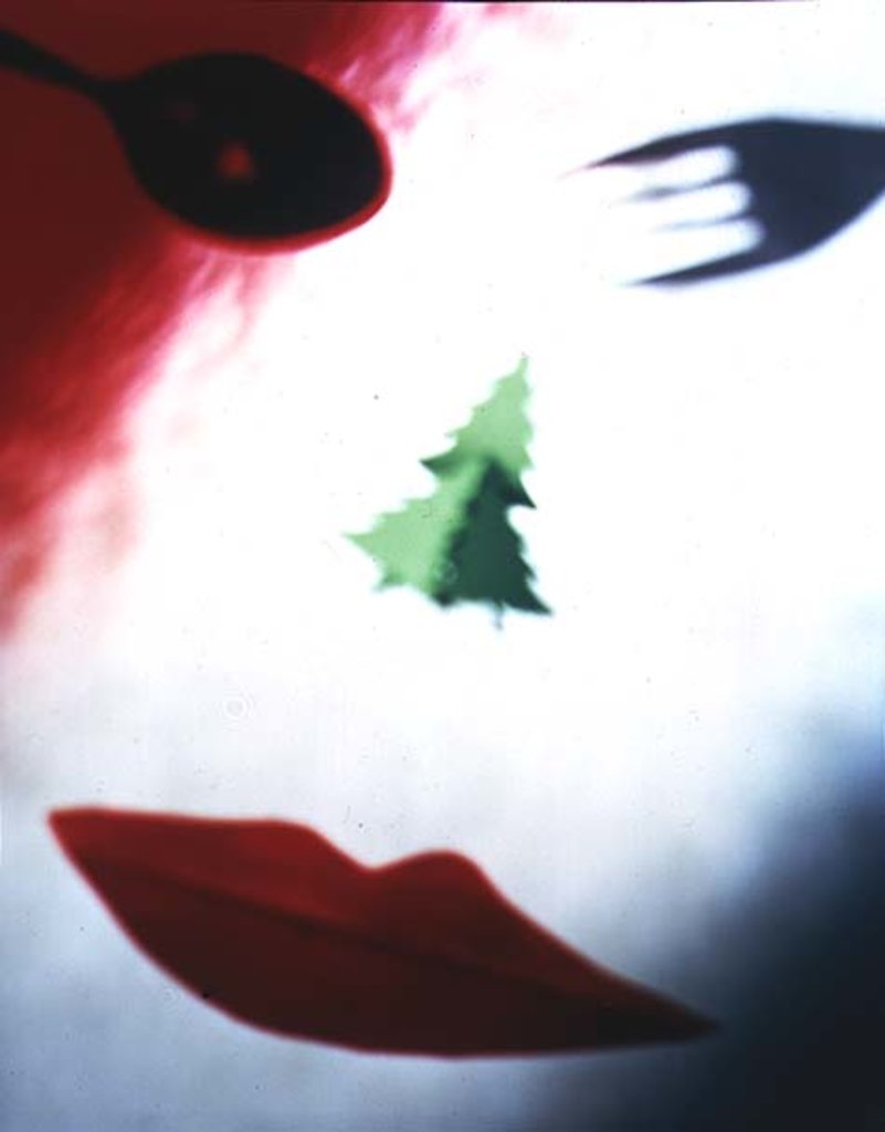 Detail of Christmas Face, 1995 by Katherine Fawssett