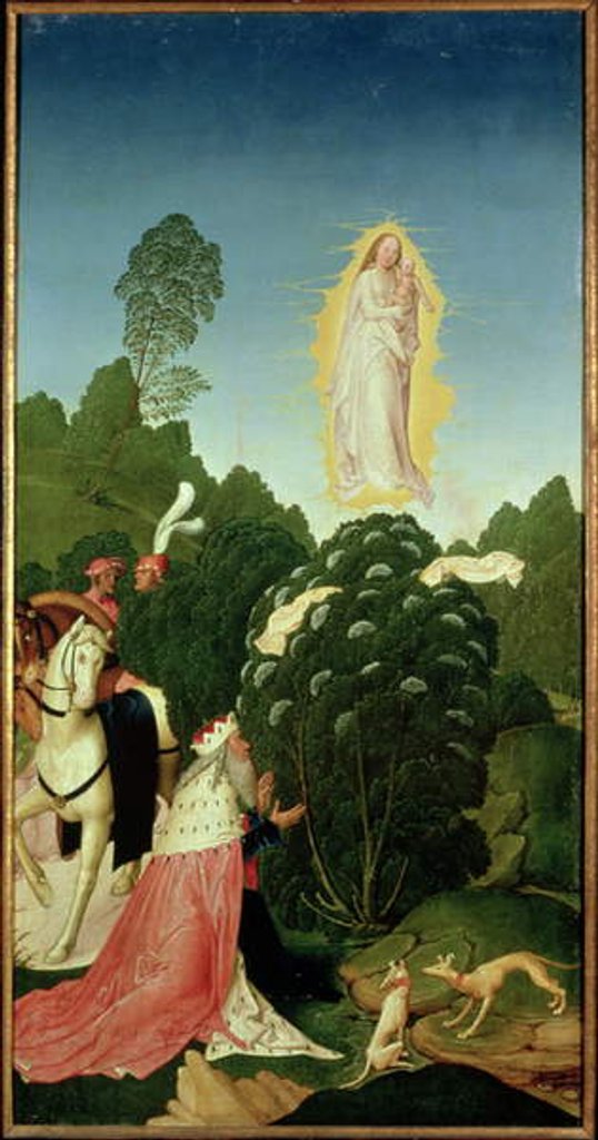 Detail of The Finding of the Veil by Rueland the Younger Frueauf