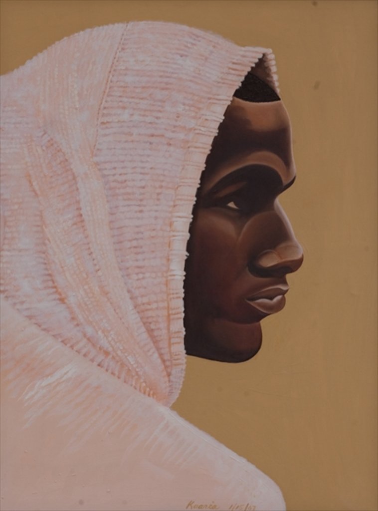 Detail of Hood Boy, 2007 by Kaaria Mucherera