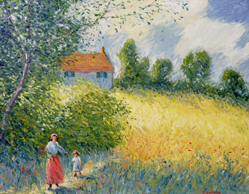 Detail of The Meadow Path by Richard Kretchmer