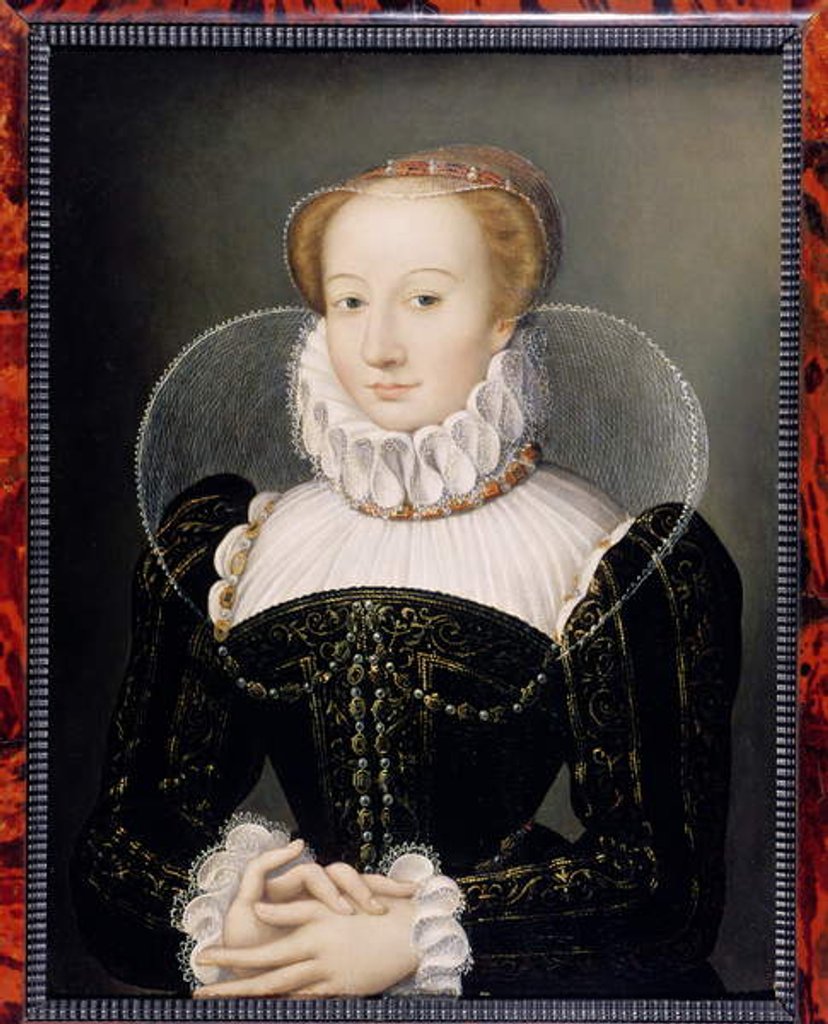 Detail of Portrait of a Lady by Francois Clouet