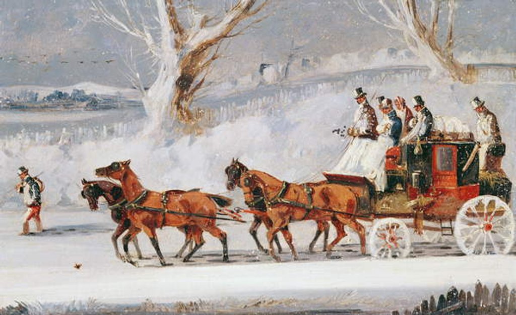 Detail of Hull to London Coach by Henry Thomas Alken