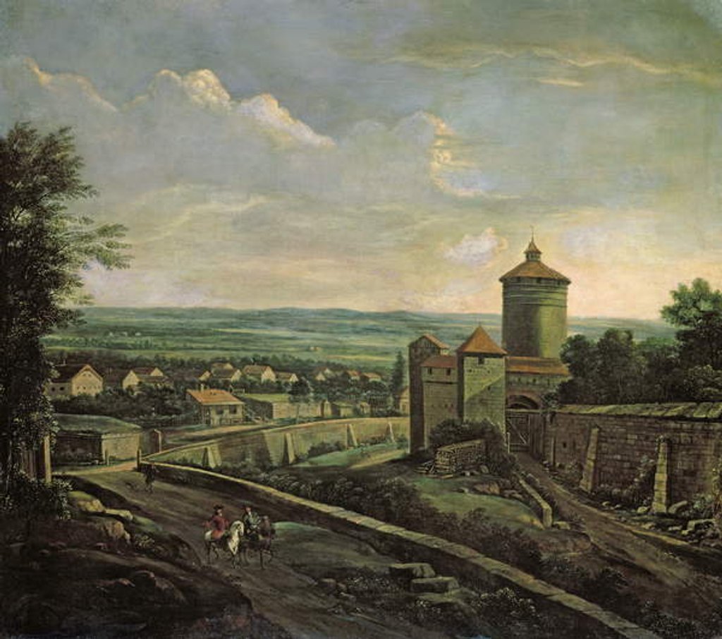 Detail of View of Nuremberg, Summer by Wilhelm von Bemmel