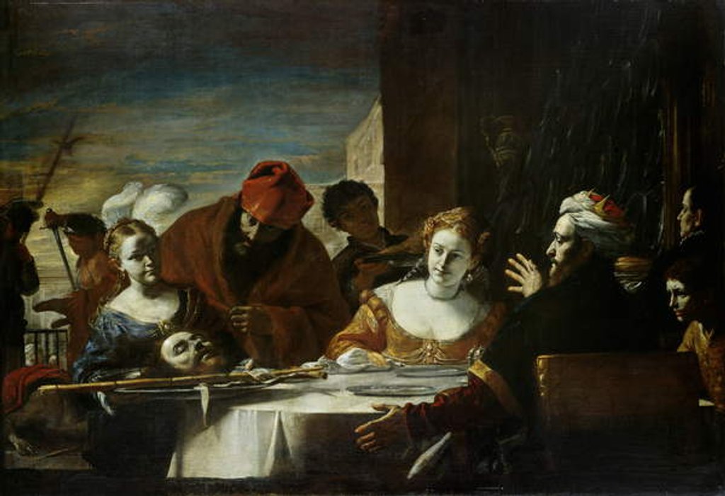Detail of Herod's Feast, 1656-61 or 1653-56 by Mattia Preti