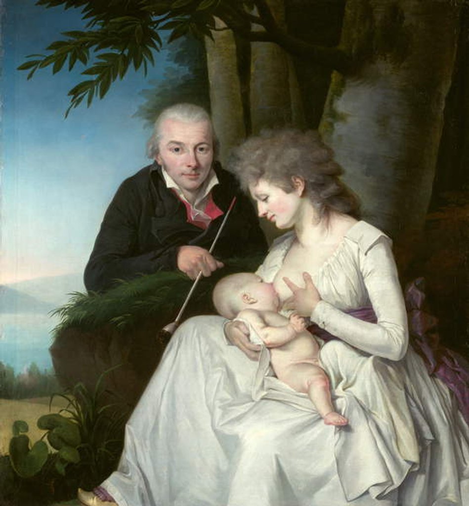 Detail of Family Portrait, 1795-1800 by Johann Friedrich August Tischbein