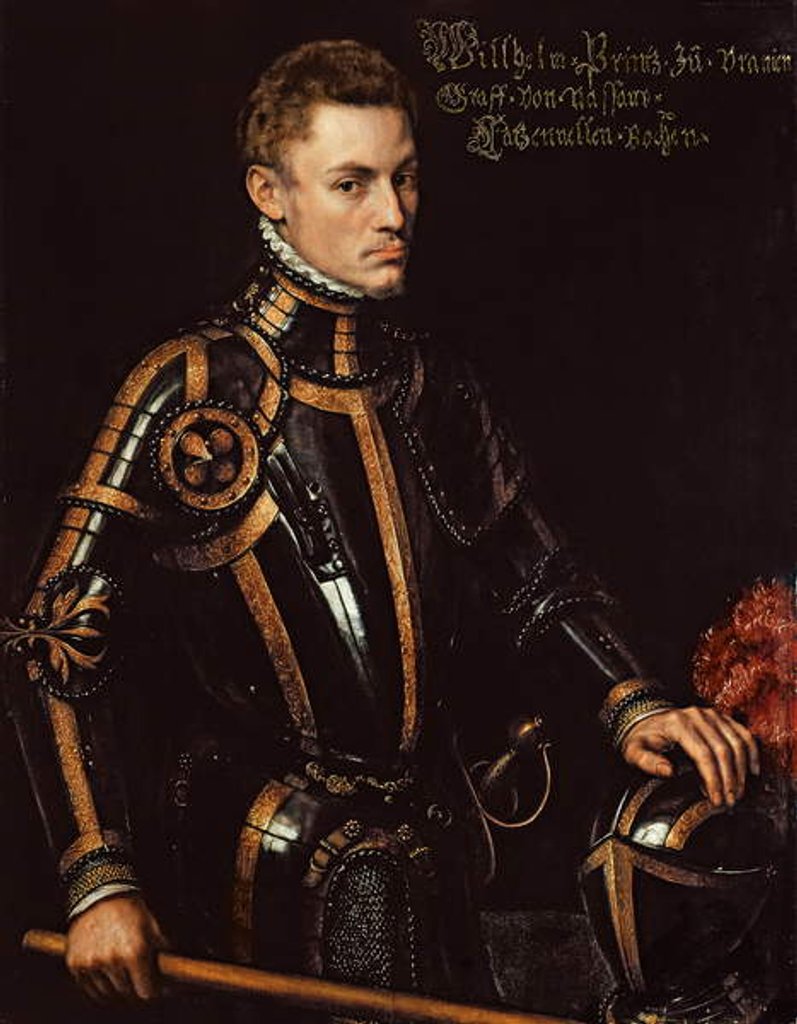 Detail of William I 'The Silent', Prince of Orange, c.1552 by Anthonis van Dashorst Mor