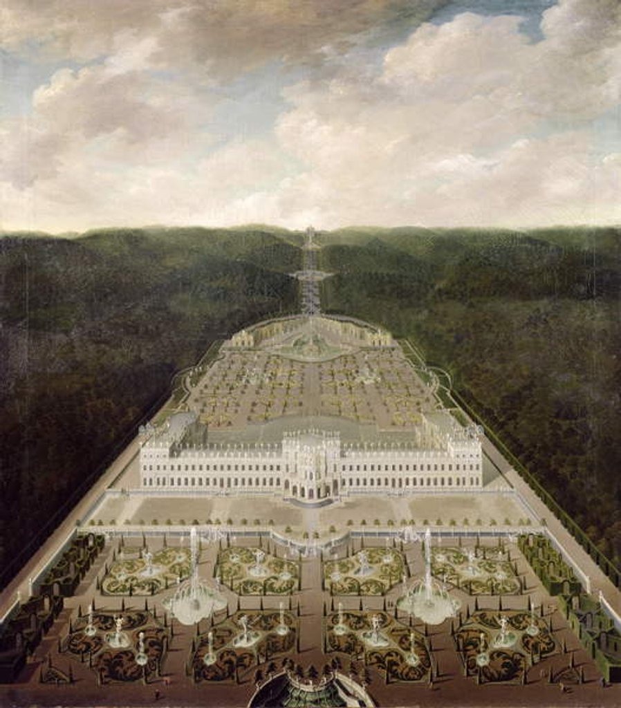 Detail of View from the Castle to the Octagon, after 1716 by Jan van Nickelen