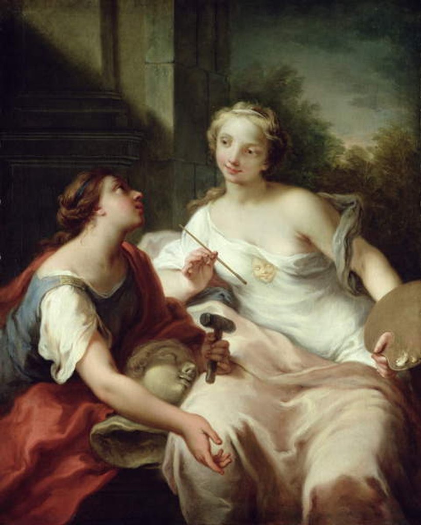 Detail of Painting and Sculpture by Giuseppe Nogari