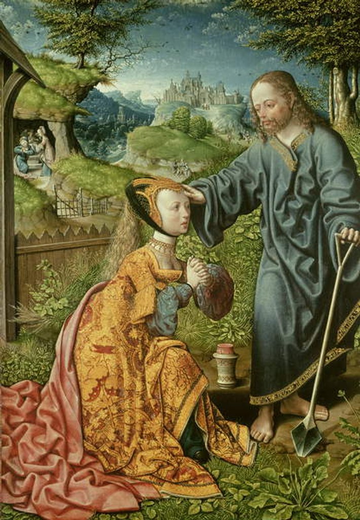 Detail of Christ as a Gardener, 1508 by Jacob Cornelisz van Oostsanen