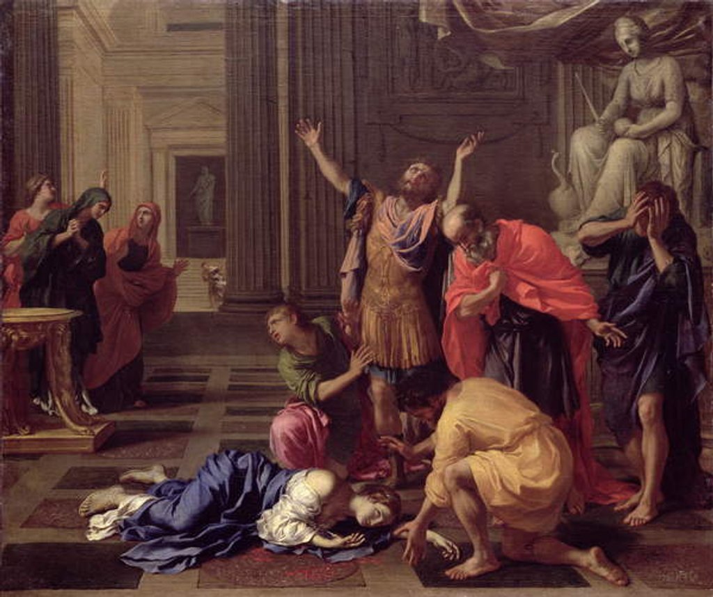 Detail of The Death of Lucretia, c.1660 by Bertholet Flemal