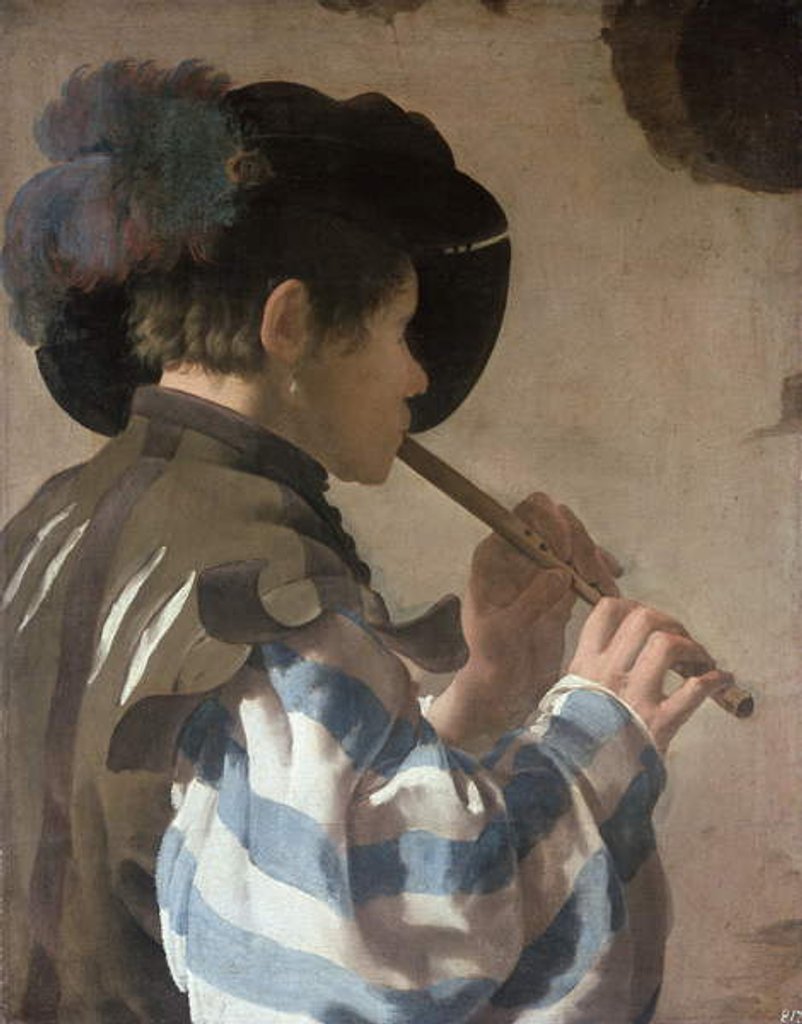 Detail of Knave Playing a Fife by Hendrick Ter Brugghen