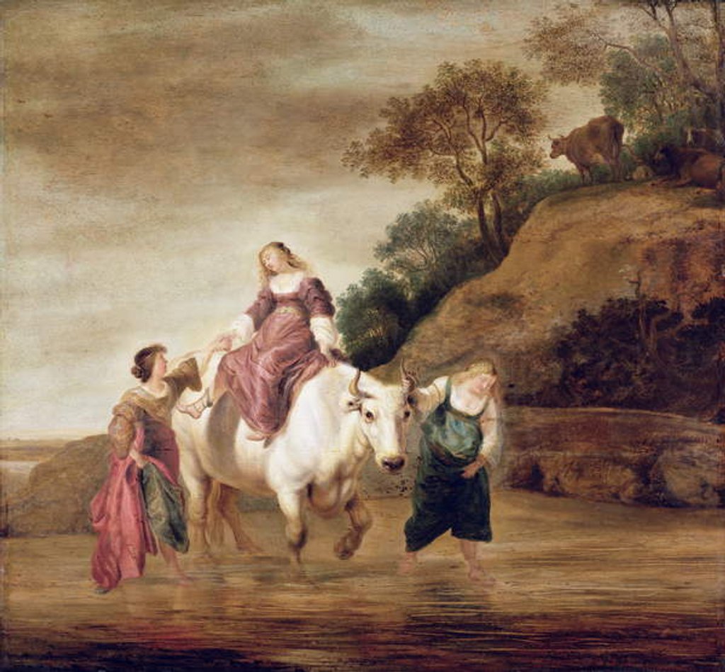 Detail of The Rape of Europa, 1643 by Dirck Bleker