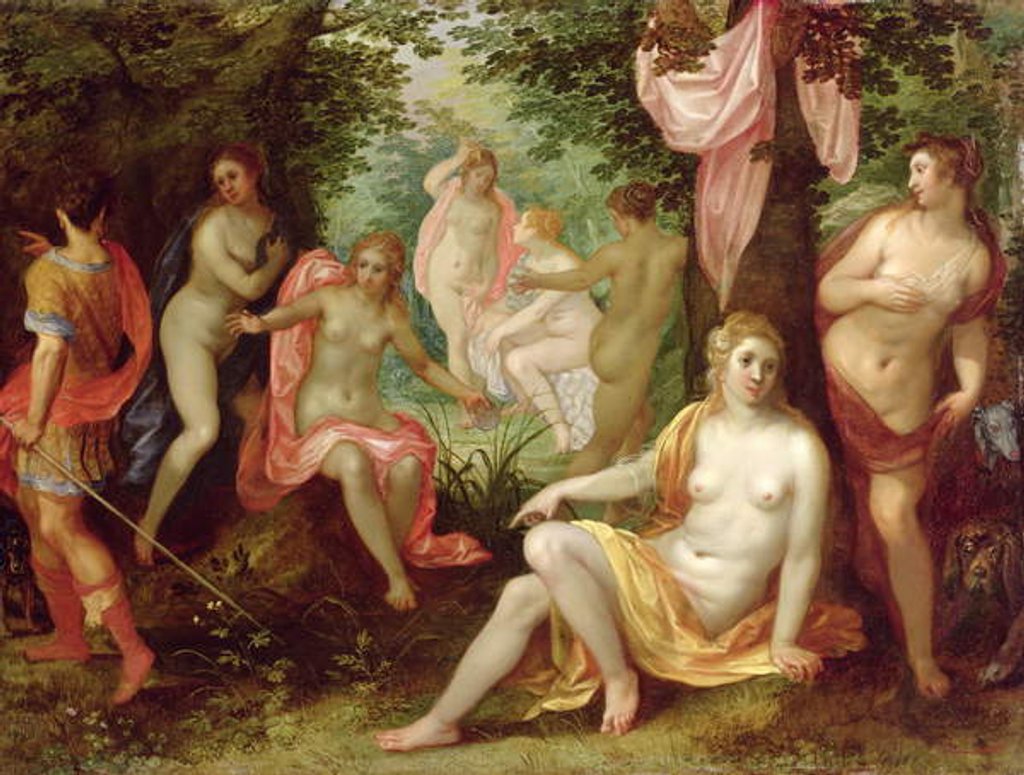 Detail of Diana and Acteon, 1608 by Hendrick van and Brueghel Jan Balen