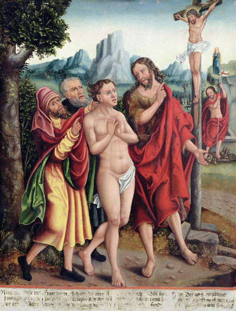 Detail of Allegory of the Salvation of Humanity, after 1530 by Antonius Heusler