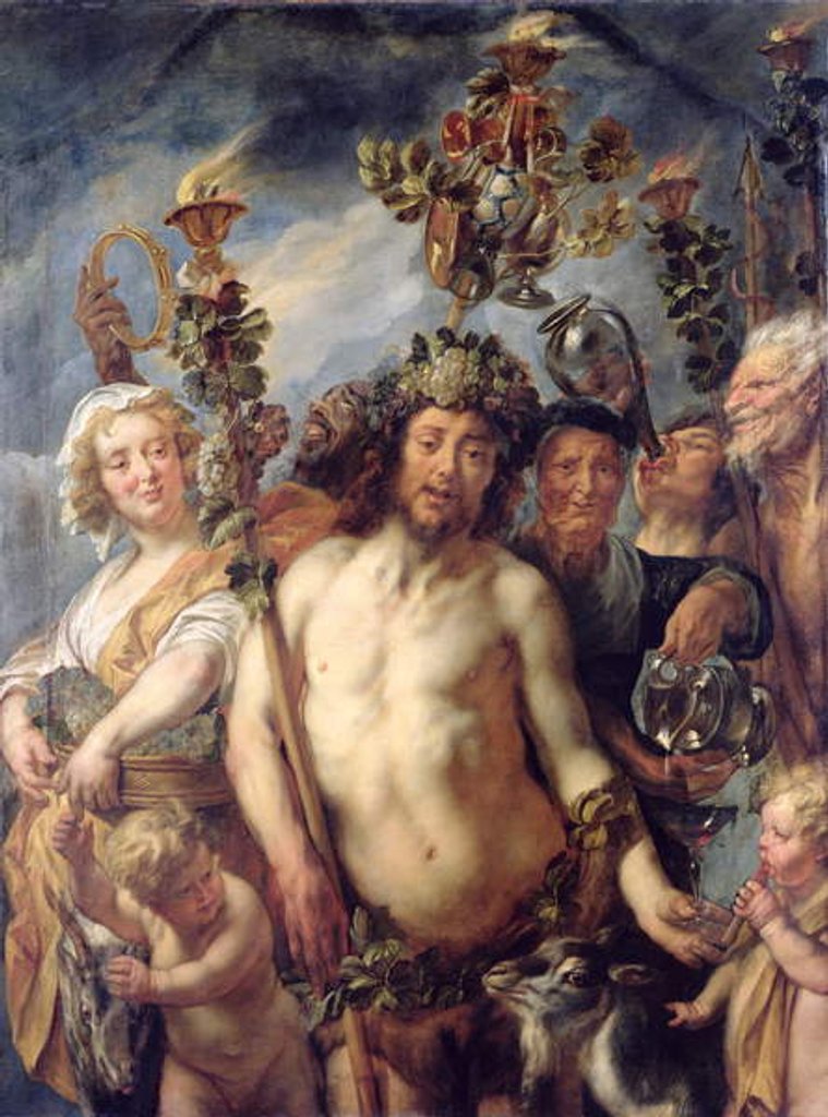 Detail of The Triumph of Bacchus, c.1640-50 by Jacob Jordaens
