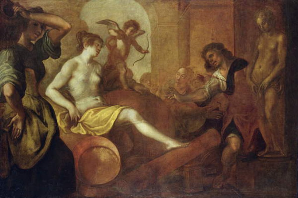 Detail of Venus in Pygmalion's Workshop, 1639 by Mattaeus Gundelach