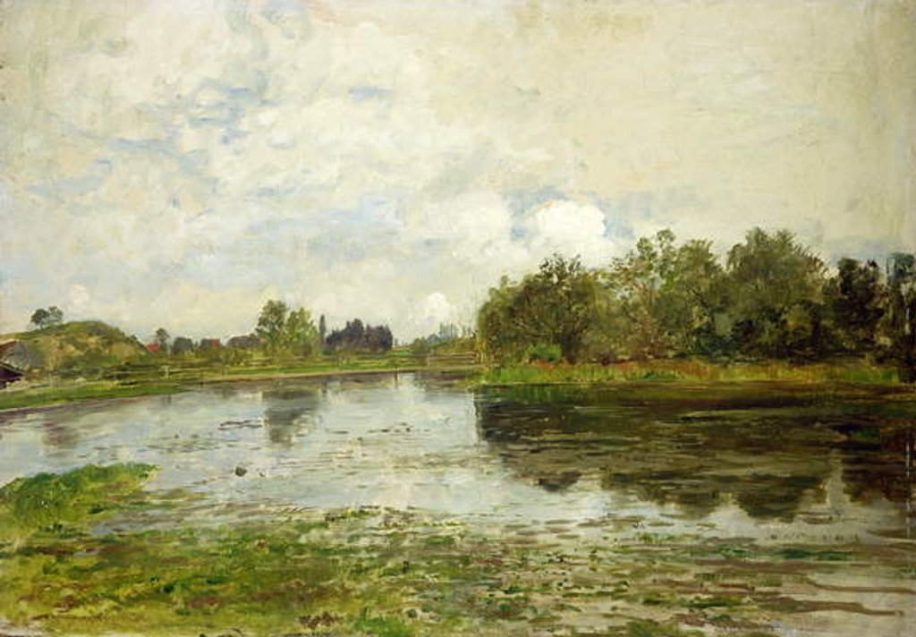 Detail of Landscape on the Dachau Moor by Paul Baum