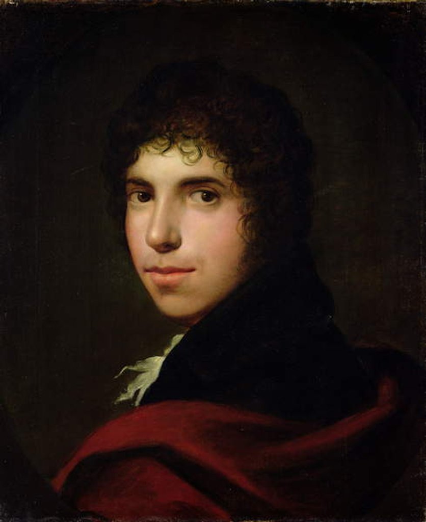 Detail of Self Portrait by Johann Martin von Rohden