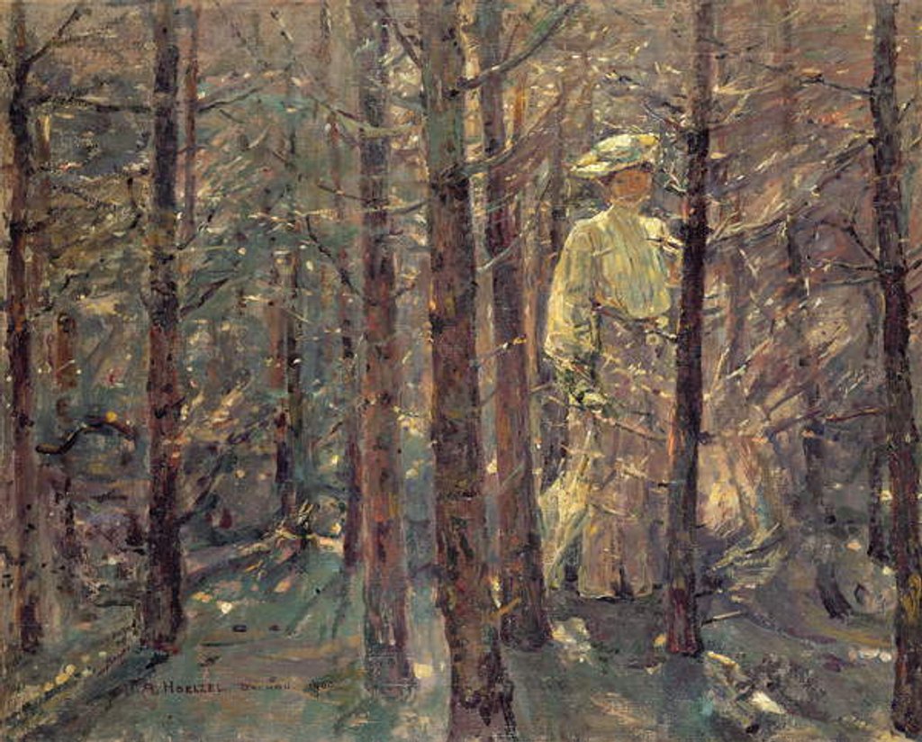 Detail of Woman in a Wood, 1906 by Adolf Hoelzel