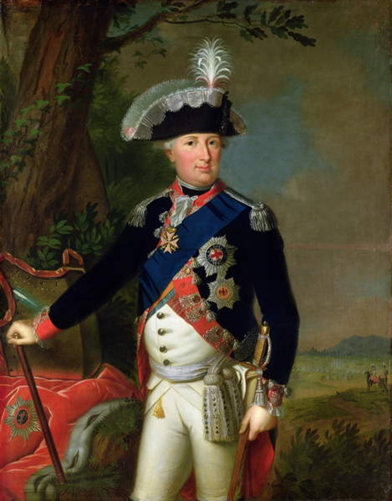 Detail of Wilhelm IX Landgrave of Hessen-Kassel, c.1795 by Wilhelm Boettner