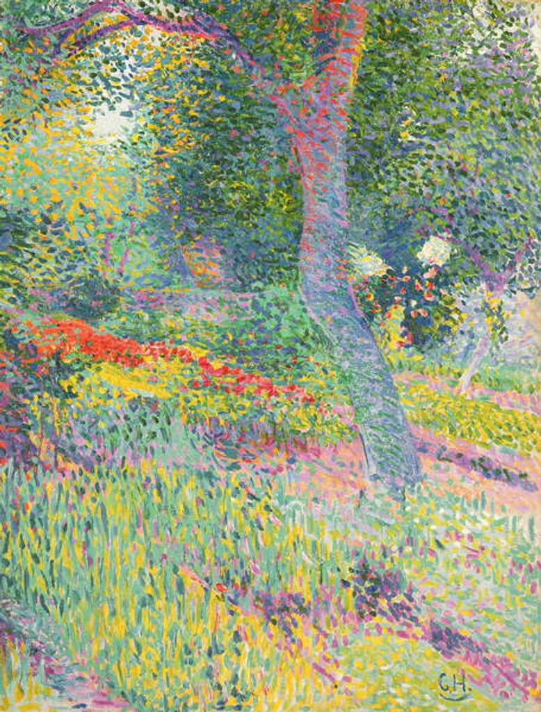 Detail of In the Garden of Pretzfeld Castle, c.1903 by Curt Herrmann