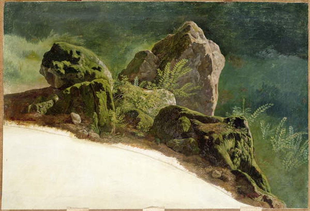 Detail of Large Stones by Johann Martin von Rohden