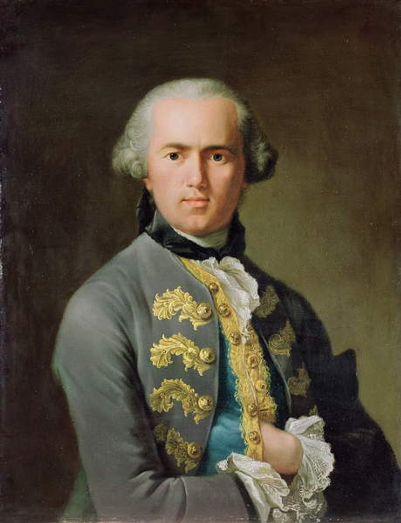 Detail of Self Portrait in Middle Age by Johann Heinrich Tischbein