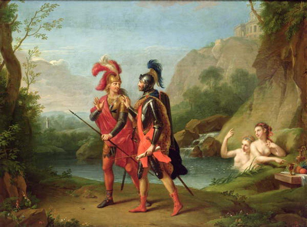 Detail of Carlo and Ubaldo by the Water Nymphs, 1782 by Johann Heinrich Tischbein