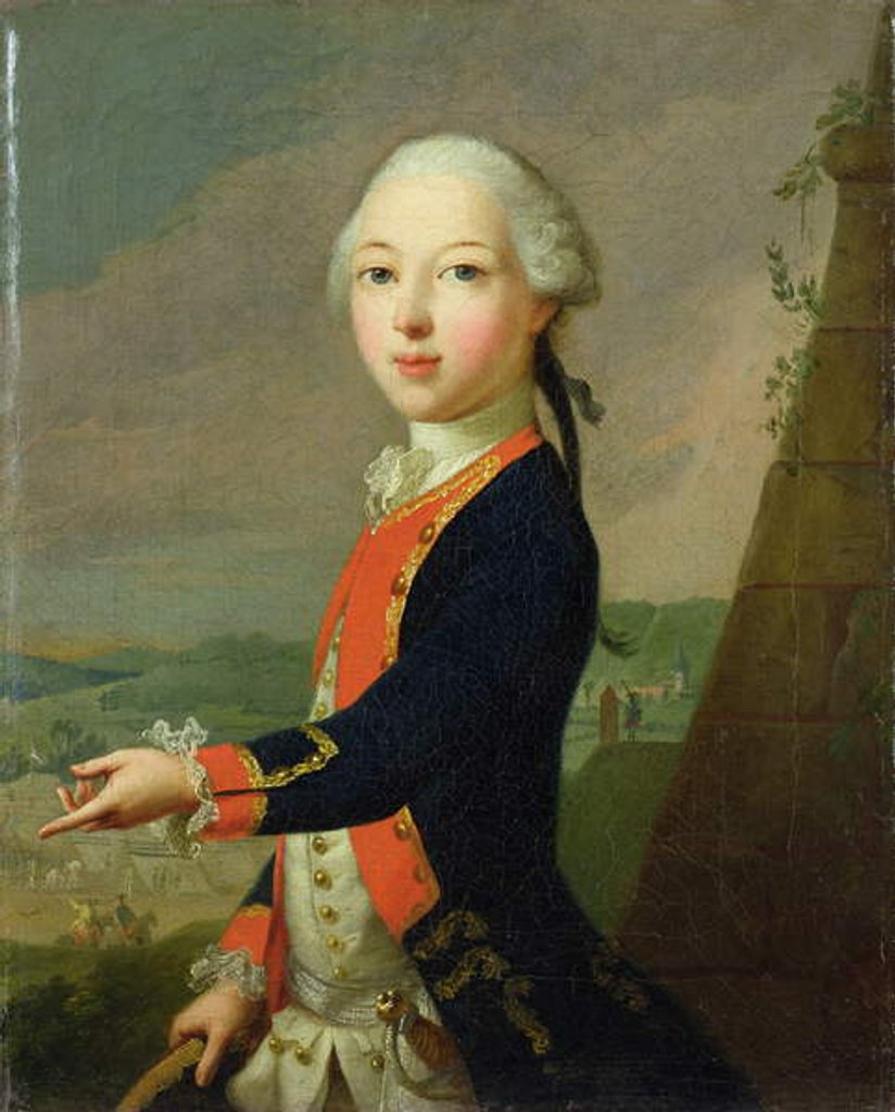 Detail of Landgrave Carl as a Child by Johann Heinrich Tischbein
