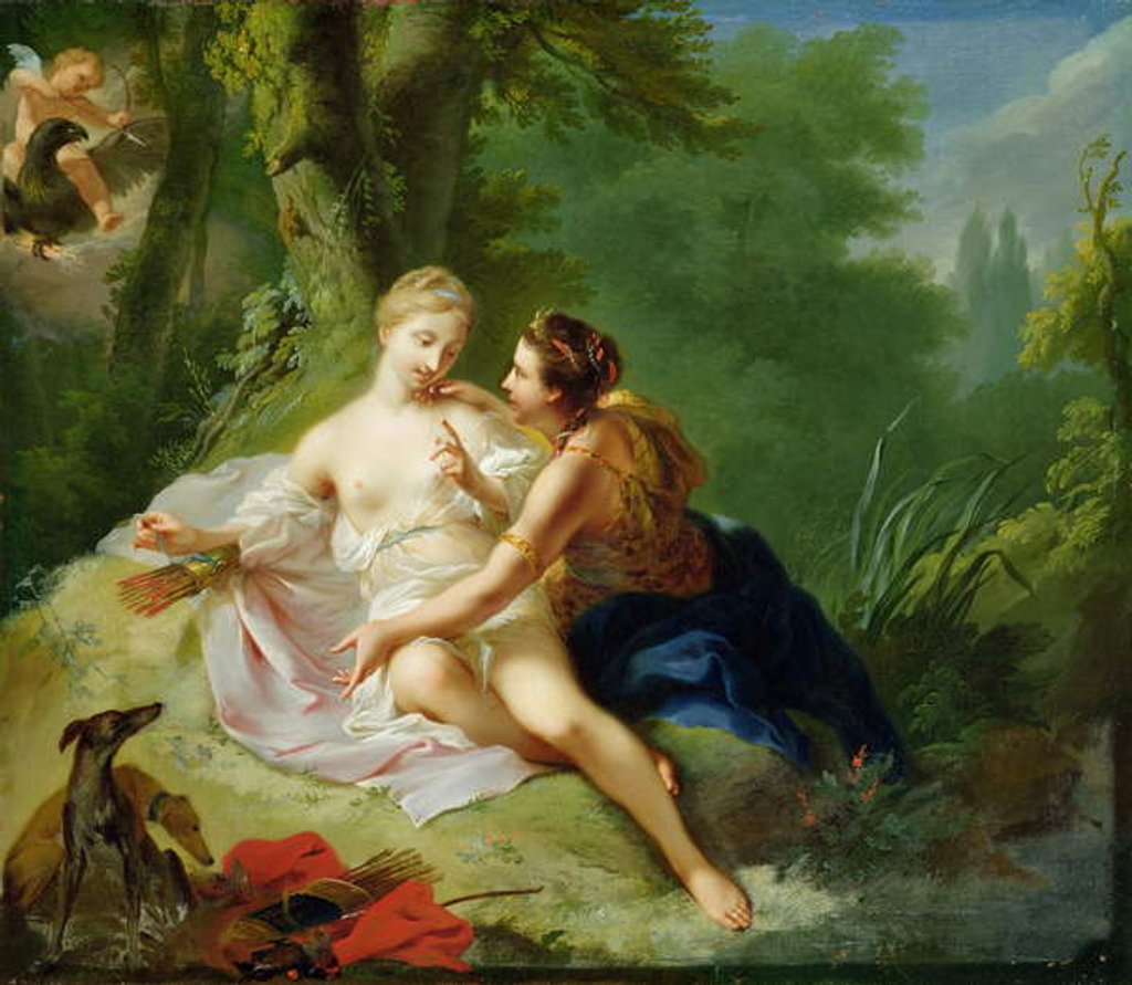 Detail of Jupiter Disguised as Diana Seducing Callisto, c.1756 by Johann Heinrich Tischbein