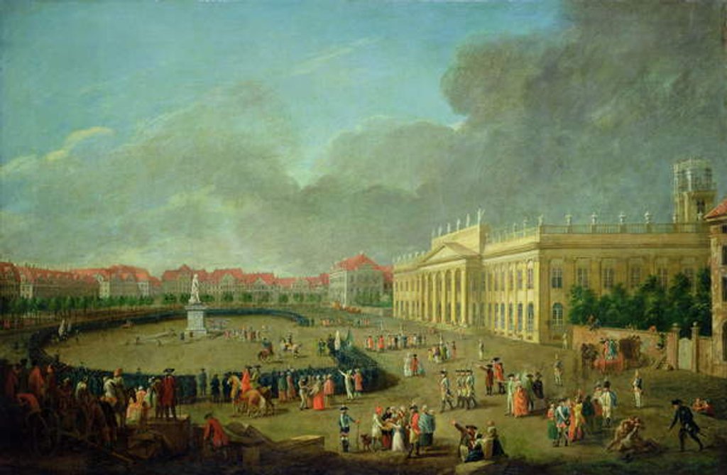 Detail of The Dedication of the Memorial to Frederick II at Kassel, 1783 by Johann Heinrich Tischbein