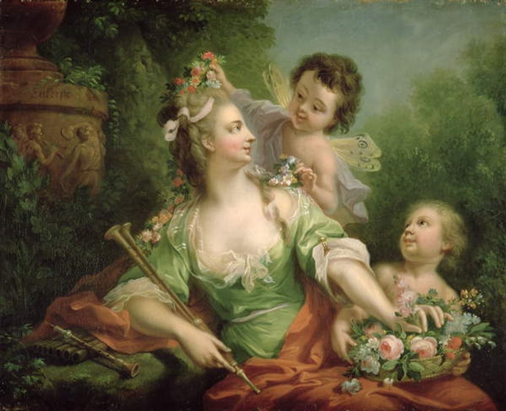 Detail of The Muse Euterpe, 1782 by Johann Heinrich Tischbein