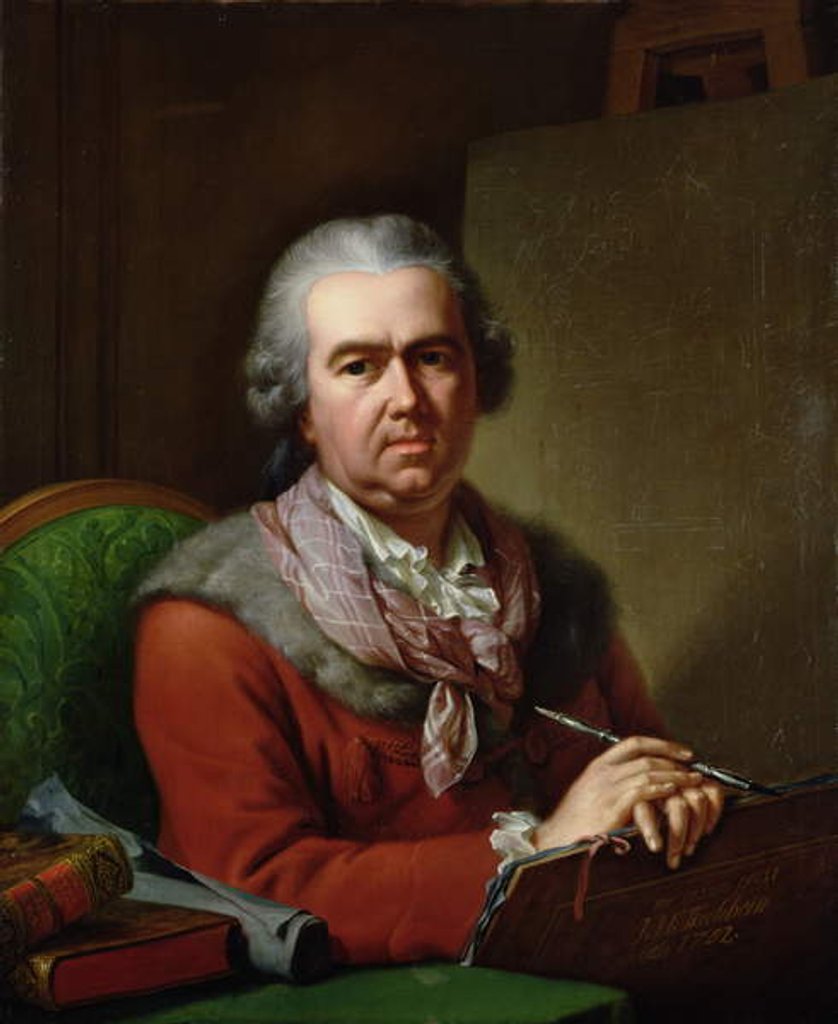 Detail of Self Portrait in Old Age, 1782 by Johann Heinrich Tischbein