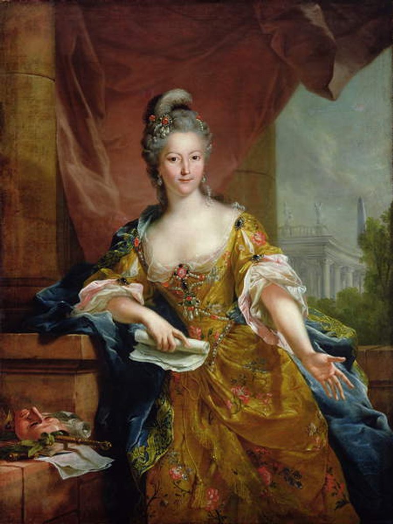 Detail of The Actress Mademoiselle Evrard, c.1770-80 by Johann Heinrich Tischbein