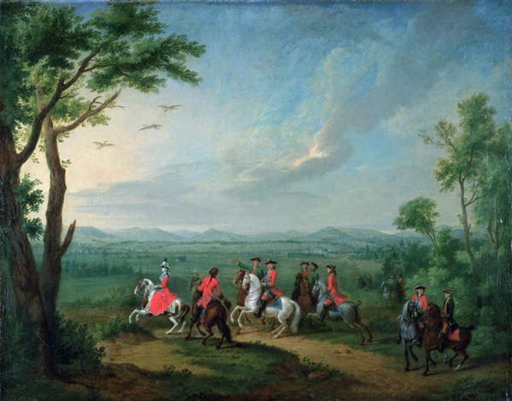 Detail of Landgravess Philippine Hunting Heron by Johann Heinrich Tischbein