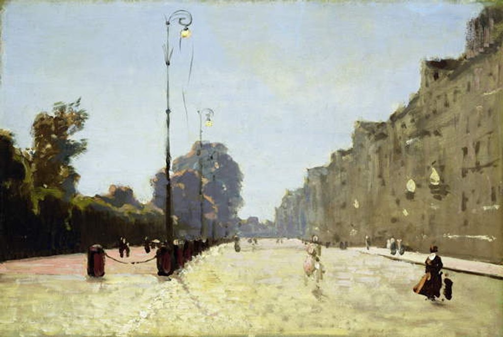 Detail of The Lovely View in Kassel by Louis Kolitz