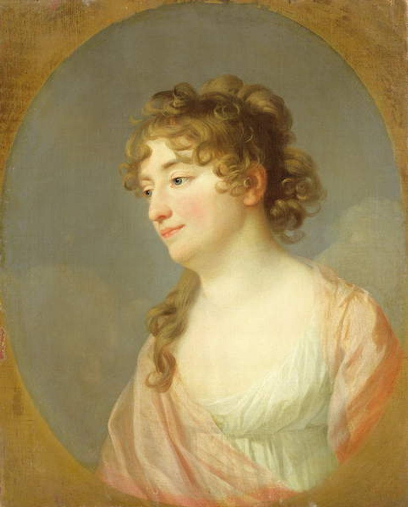 Detail of Kriegsraetin Wilhelmine Schmidt, c.1800 by Johann Friedrich August Tischbein