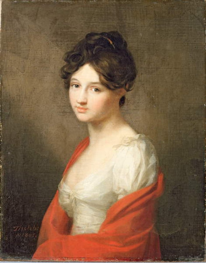 Detail of Betty Tischbein, 1805 by Johann Friedrich August Tischbein