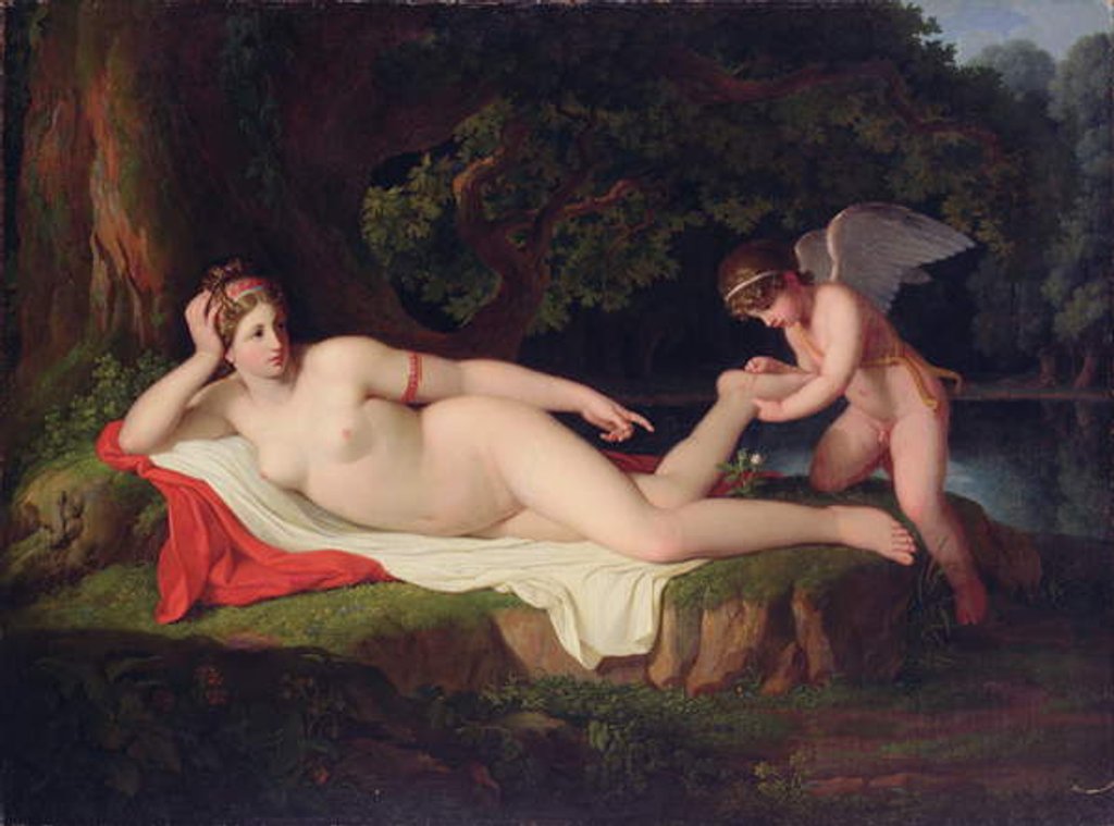 Detail of The Origin of the Red Rose by Johann August the Younger Nahl