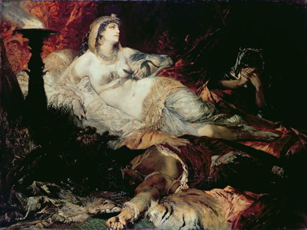 Detail of Death of Cleopatra by Hans Makart