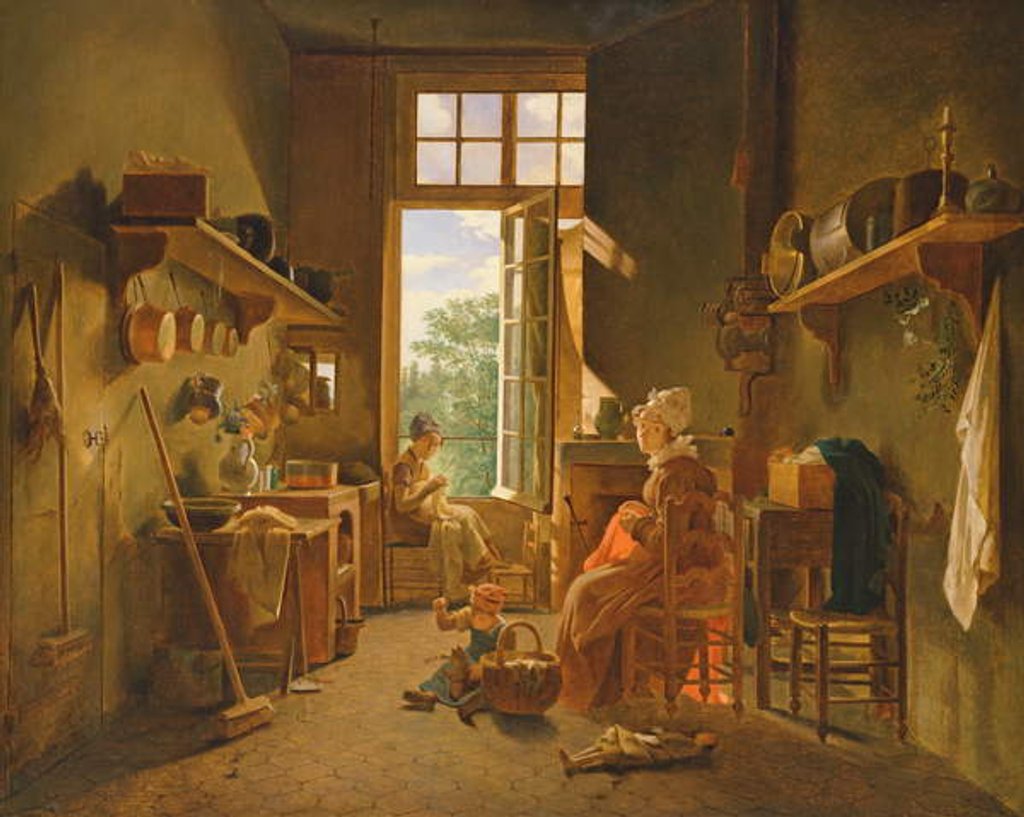 Detail of Kitchen Interior, 1815 by Martin Drolling
