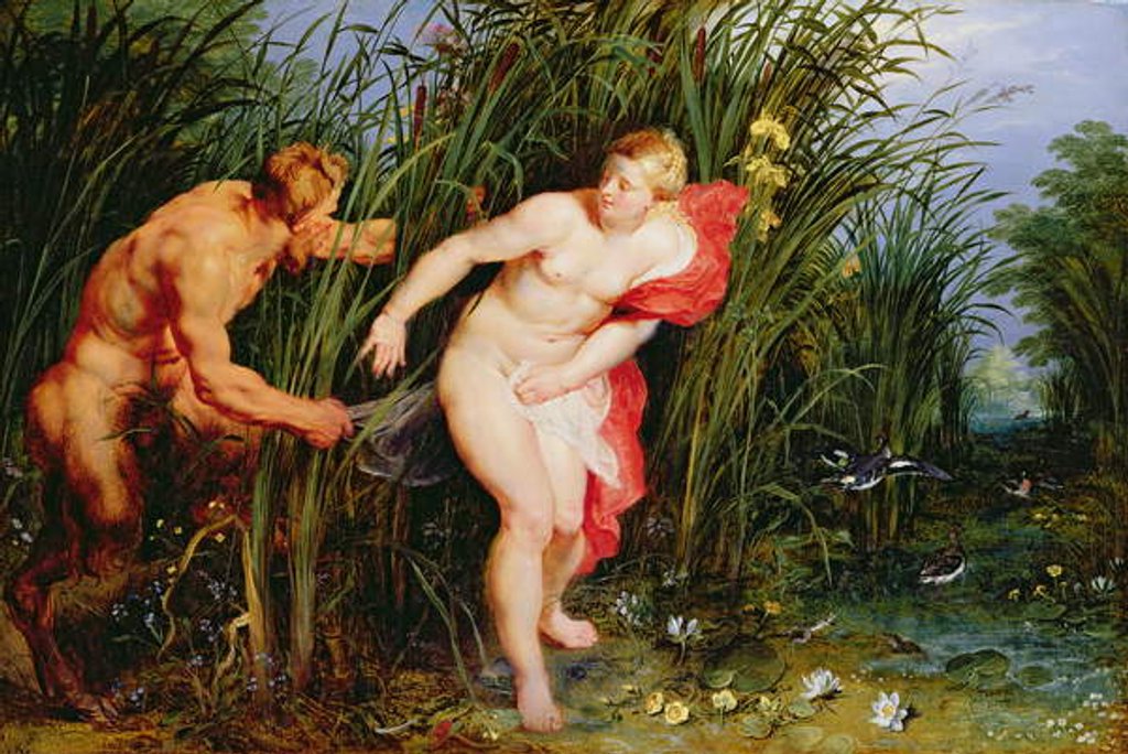 Detail of Pan and Syrinx by Peter Paul & Brueghel Jan Rubens