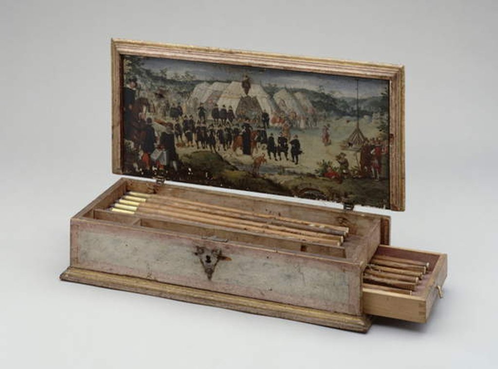 Detail of Crossbow bolts box belonging to Prince Otto von Hesse, 1615 by German School